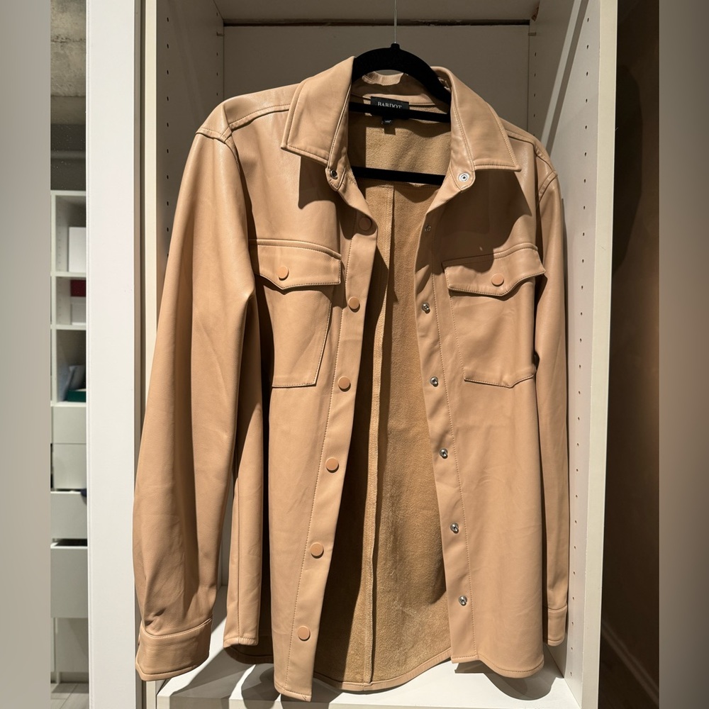 Bardot faux leather jacket - like new